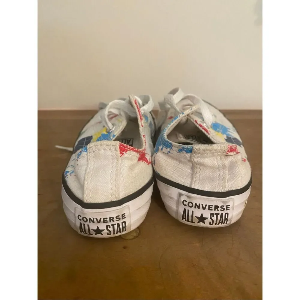 Converse size 12 world traveler map sneakers kids boys girls white multicolor